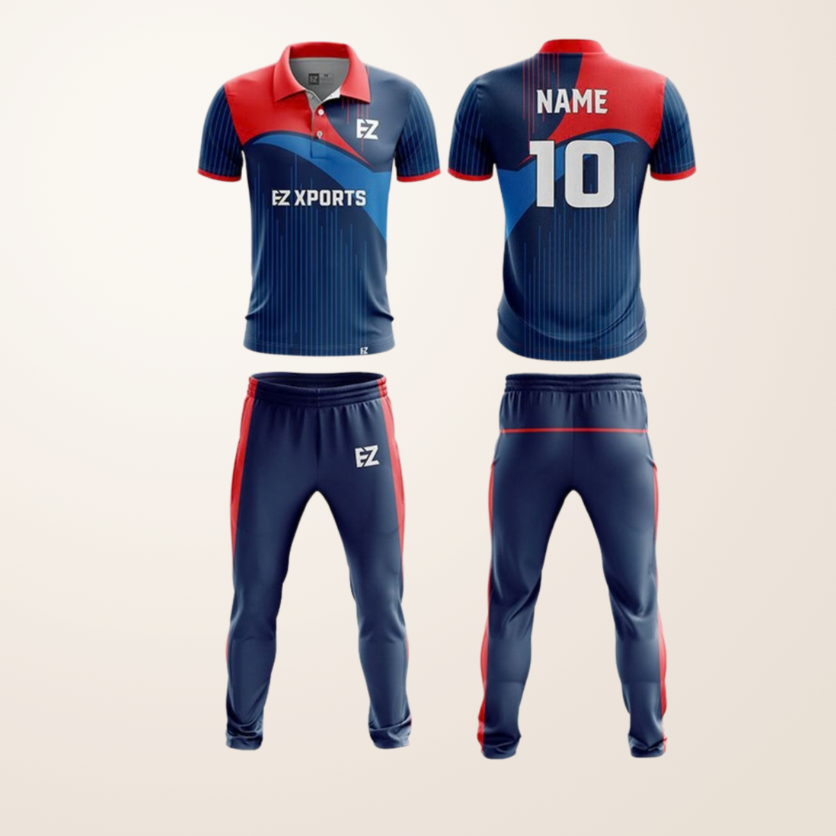 Customized Cricket Kit – Professional Team Uniform | Bulk Orders Available
