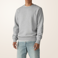 Grey Fleece Sweatshirt – Soft Warm Casual Pullover